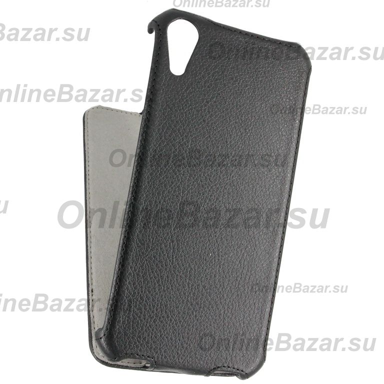 Чехол для HTC 2PUK100 флип кожзам №1 <черный> ― Spb.OnlineBazar.su