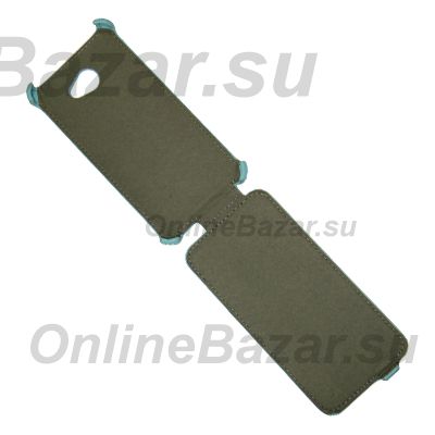 Чехол для HTC Butterfly S (901s) флип кожзам №1 <голубой> ― Spb.OnlineBazar.su
