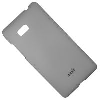 Чехол для HTC Desire 600 Dual Sim задняя крышка пластиковый прорезиненный Moshi Case Soft Touch <белый> ― Spb.OnlineBazar.su