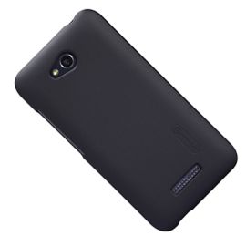 Чехол для HTC Desire 616 Dual Sim задняя крышка пластик ребристый Nillkin <черный>