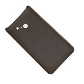 Чехол для Huawei Ascend D2 задняя крышка пластик ребристый Nillkin <коричневый>