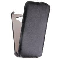 Чехол для Huawei Ascend Y520 флип кожзам №1 <черный> ― Spb.OnlineBazar.su