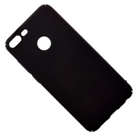 Чехол для Honor 9 Lite (LLD-L31) задняя крышка пластик Soft Touch <черный>