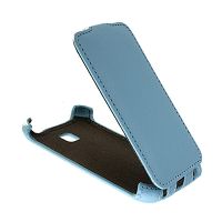 Чехол для LG E435 (Optimus L3 II Dual) флип кожзам №1 <голубой> ― Spb.OnlineBazar.su