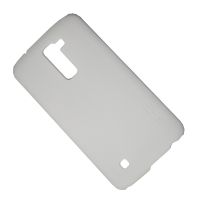 Чехол для LG K410 (K10) задняя крышка пластик ребристый Nillkin <белый> ― Spb.OnlineBazar.su