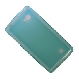 Чехол для LG P880 (Optimus 4X HD) силиконовый матовый <голубой>