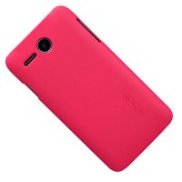 Чехол для Lenovo A680 задняя крышка пластик ребристый Nillkin <красный> ― Spb.OnlineBazar.su