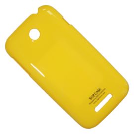 Чехол для Lenovo A760 задняя крышка пластик лакированный SGP Case Ultra Slider <желтый>