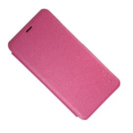 Чехол для Meizu M3 Mini флип боковой пластик-кожзам Nillkin Sparkle <розовый>