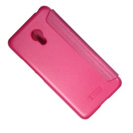 Чехол для Meizu M3 Mini флип боковой пластик-кожзам Nillkin Sparkle <розовый>