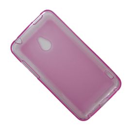 Чехол для Meizu MX силиконовый матовый <розовый>