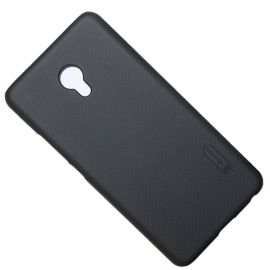 Чехол для Meizu MX6 (M685H) задняя крышка пластик ребристый Nillkin <черный>