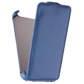 Чехол для Micromax A093 флип кожзам №1 <синий>