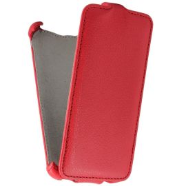 Чехол для Micromax A104 флип кожзам №1 <красный>