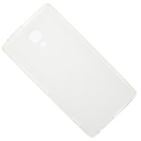 Чехол для Micromax Q414 (Canvas Blaze 4G+) силиконовый матовый <белый> ― Spb.OnlineBazar.su