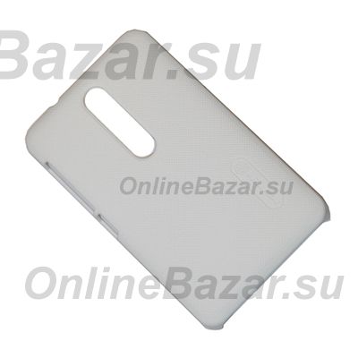 Чехол для Nokia 501 Asha задняя крышка пластик ребристый Nillkin <белый> ― Spb.OnlineBazar.su