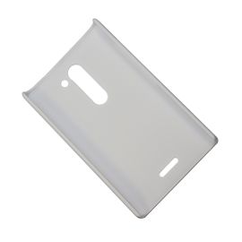 Чехол для Nokia 502 Asha Dual Sim задняя крышка пластик ребристый Nillkin <белый>
