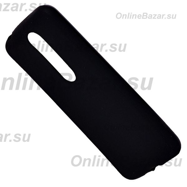 Чехол для Nokia TA-1116 силиконовый матовый <черный> ― Spb.OnlineBazar.su