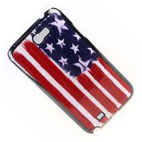 Чехол для Samsung N7105 (Galaxy Note II LTE) задняя крышка пластиковый Flags №25 ― Spb.OnlineBazar.su