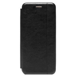 Чехол для Honor X8 (TFY-LX1) флип боковой кожзам №3 <черный>