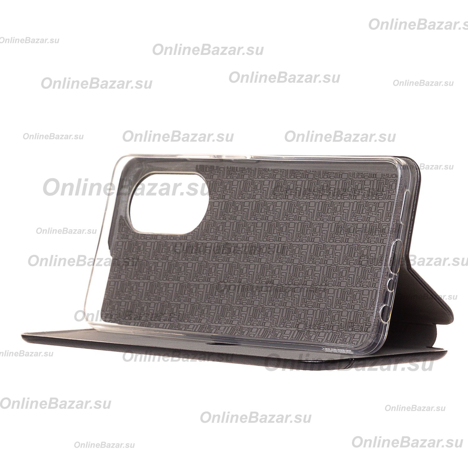 Чехол для Oppo CPH2577 флип боковой кожзам №3 <черный> ― Spb.OnlineBazar.su