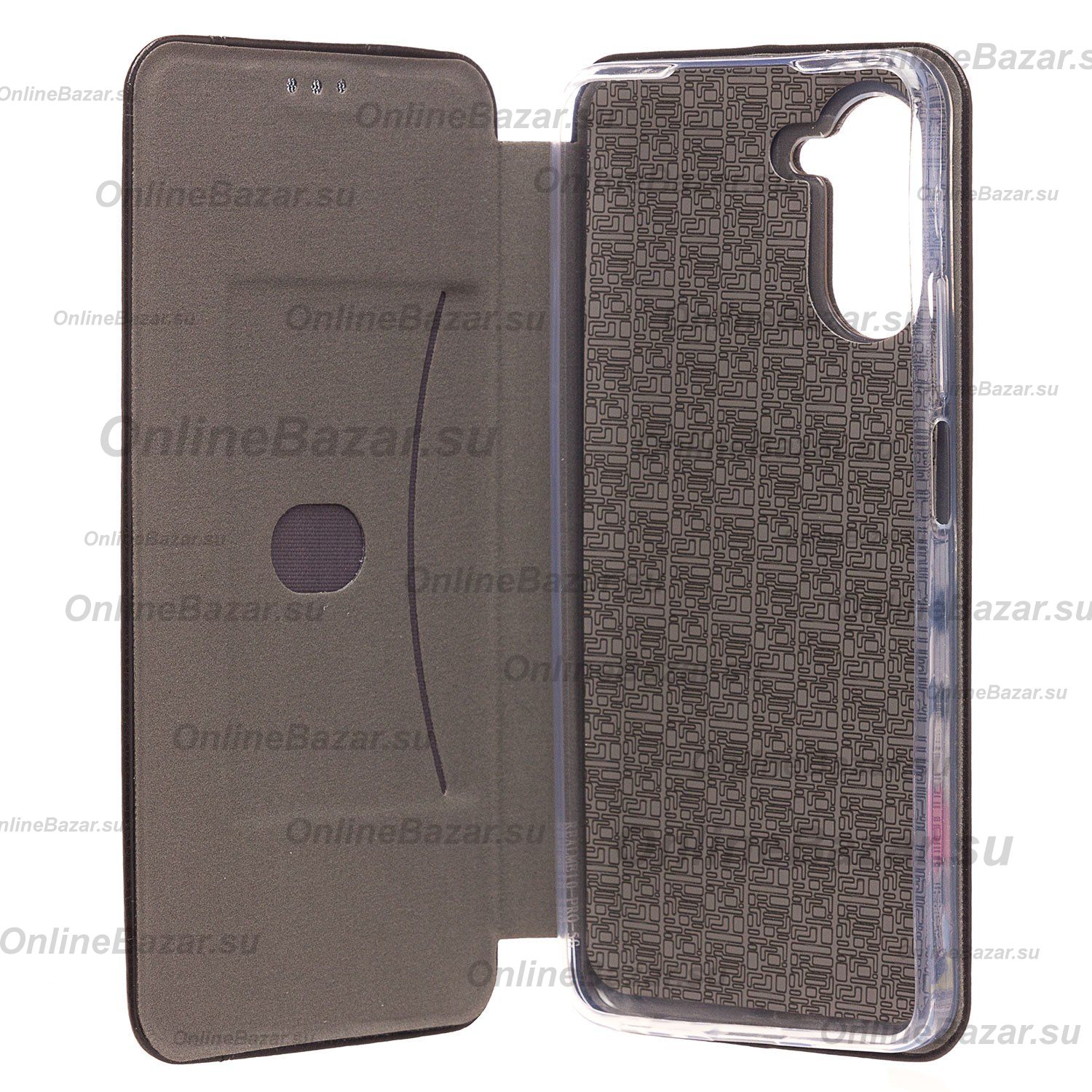Чехол для Realme 10 Pro 5G флип боковой кожзам №3 <черный> ― Spb.OnlineBazar.su