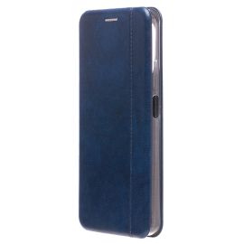 Чехол для Realme C33 флип боковой кожзам №3 <синий>