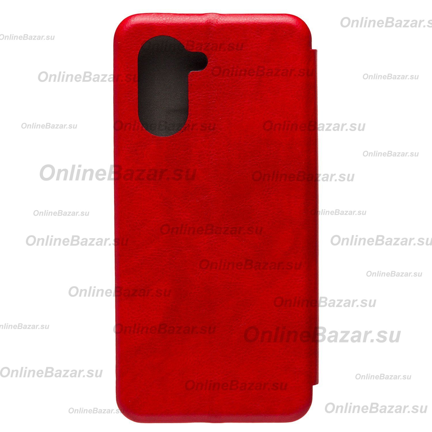 Чехол для Realme C33 флип боковой кожзам №3 <красный> ― Spb.OnlineBazar.su