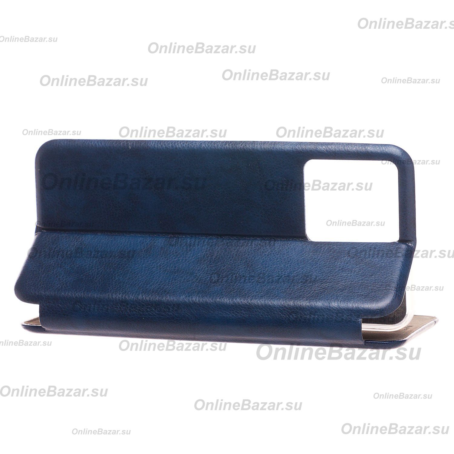 Чехол для Realme C30 флип боковой кожзам №3 <синий> ― Spb.OnlineBazar.su