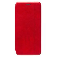 Чехол для Xiaomi Poco C55 флип боковой кожзам №3 <красный> ― Spb.OnlineBazar.su