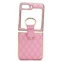 Чехол для Samsung SM-F731B (Galaxy Z Flip 5) экокожа FLIP <розовый> ― Spb.OnlineBazar.su