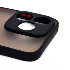 Чехол для Honor 400 Lite (ABR-NX1) пластиковый с окантовкой <черный>