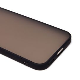 Чехол для Honor X8b (LLY-LX1) пластиковый с окантовкой <черный>