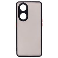 Чехол для Oppo Reno 8T пластиковый с окантовкой <черный> ― Spb.OnlineBazar.su