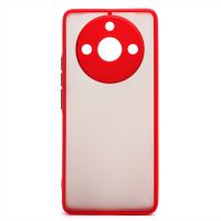 Чехол для Realme 11 Pro+ 5G пластиковый с окантовкой <красный> ― Spb.OnlineBazar.su