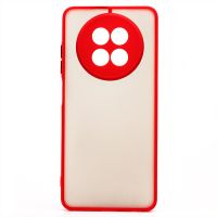 Чехол для Realme 12 5G пластиковый с окантовкой <красный> ― Spb.OnlineBazar.su