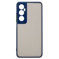 Чехол для Realme C65 пластиковый с окантовкой <синий> ― Spb.OnlineBazar.su