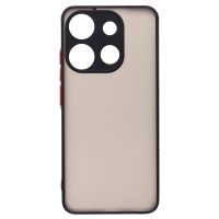Чехол для Tecno Spark Go 2023 (BF7) пластиковый с окантовкой <черный> ― Spb.OnlineBazar.su