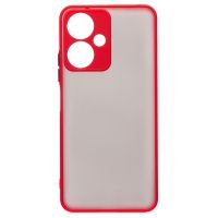 Чехол для Xiaomi 23108RN04Y пластиковый с окантовкой <красный> ― Spb.OnlineBazar.su