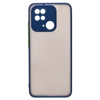 Чехол для Xiaomi 220333QNY пластиковый с окантовкой <синий> ― Spb.OnlineBazar.su