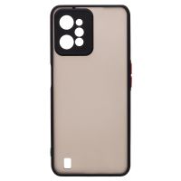 Чехол для Realme RMX3501 пластиковый с окантовкой <черный> ― Spb.OnlineBazar.su