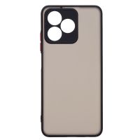 Чехол для Realme C53 пластиковый с окантовкой <черный> ― Spb.OnlineBazar.su