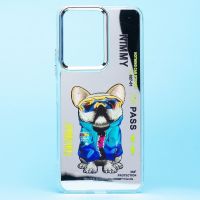 Чехол для Xiaomi 2310FPCA4G силиконовый (рис. 092/собака) <серый> ― Spb.OnlineBazar.su