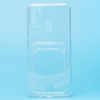Чехол для Infinix Hot 10 Play (X688C) силиконовый с картхолдером №2 <прозрачный> ― Spb.OnlineBazar.su