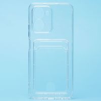 Чехол для Realme C33 силиконовый с картхолдером №2 <прозрачный> ― Spb.OnlineBazar.su
