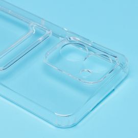 Чехол для Realme C33 силиконовый с картхолдером №2 <прозрачный>