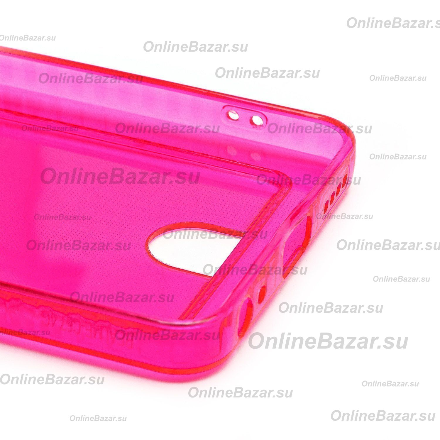 Чехол для Realme RMX3890 силиконовый с картхолдером №2 <розовый> ― Spb.OnlineBazar.su