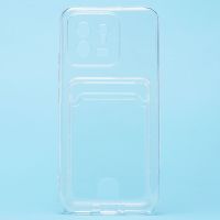 Чехол для Xiaomi 13 силиконовый с картхолдером №2 <прозрачный> ― Spb.OnlineBazar.su