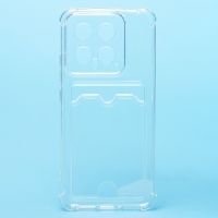 Чехол для Xiaomi 14 силиконовый с картхолдером №2 <прозрачный> ― Spb.OnlineBazar.su