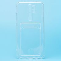 Чехол для Xiaomi Redmi Note 8 Pro силиконовый с картхолдером №2 <прозрачный> ― Spb.OnlineBazar.su